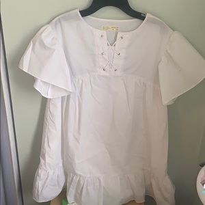 Zara Girls Casual Collection White Dress
